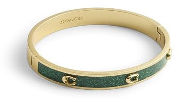 Coach Damen Signature C Glitzer-Armreif, One Size, Messing, Kein Edelstein