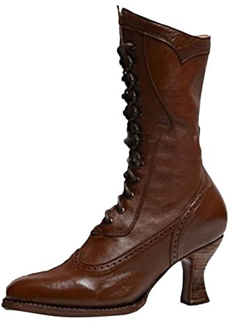 Stivali da Caccia Stivali Donna con Tacco Basso Anfibi Uomo Stivali Donna Pelle Stivali Donna Stivaletti Donna con Tacco Largo Stivali Bianchi Stivaletti Punta Texani Borchie