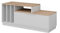 Vicco Lowboard Betti, Fernsehtisch, Weiß/Sonoma, 120 x 49.9 cm