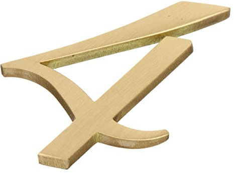 UKCOCO 1stück Kupfer Nummernschild Türnummer Reinem Kupfer Für Hausadresse Hotel Büro Und Einfache Montage Ohne Bohren Langlebig Und Wetterfest