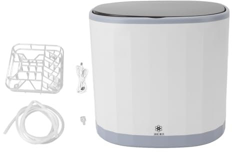 Lave-Vaisselle de Comptoir, Nettoyage à 360 Degrés, alimenté par USB, Mini Lave-Vaisselle Portable, Nettoyeur Automatique de Tasses de thé, Nettoyage Efficace, Dissolvant de thé
