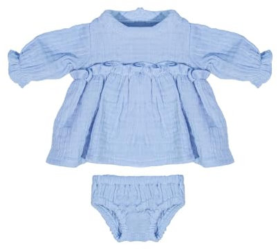 Miniland - Kleidung für 32 cm Puppe, Bekleidungszubehör für Puppen, Übergangskleid