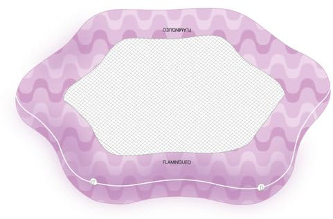 Flamingueo Materassino Gonfiabile - Gonfiabile Mare, Gonfiabili Piscina, Materassino Mare, Lettino Mare, Accessori Piscina (200 x 195 x 25,5)