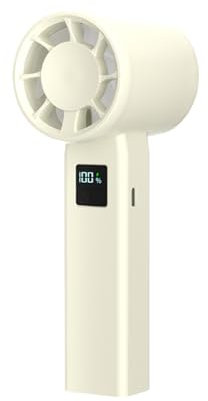 Ventilatore Rinfrescante Con Ghiaccio,Ventilatore Rinfrescante Portatile - Gadget Silenzioso Con Display Velocità e Ricarica Per Spiaggia Viaggio Palestra Casa Campeggio Festival Interni Esterni