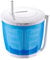 Lavadora manual portátil de lavandería y secadora giratoria, lavadora con manivela para camping, apartamentos de viaje