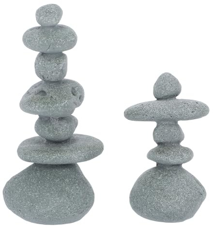 Toyvian 2stücke Gartenbedarf Dekosteine Für Pflanzgefäße Steine Für Gartenstatuen Aquarienfelsen Gartenstatuen Für Draußen Steine Für Aquarien Steindekoration
