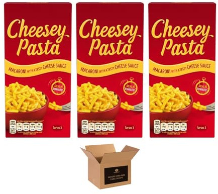 Instant Cheesy Pasta Macaroni with Creamy Cheese Sauce – Mac and Cheese Ready in 10 Minutes, Family Comfort Food, Easy Pasta Quick Meal | 190g (Pack of 3)
