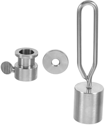 GALPADA Gegengewicht für Drehspieß aus Edelstahl 2 Stück mit Drehbarer Hülse und 14 MM Begrenzungsblock für Grillgeräte und Outdoor BBQ