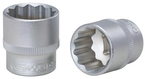 'KS Tools KST-911.3992-E 3/8 Douille 12 pans 1/2, 17 mm, sur Oreille