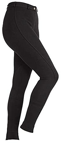 Shires Maids Wessex Jodhpurs – svart (ålder 11/12 år)