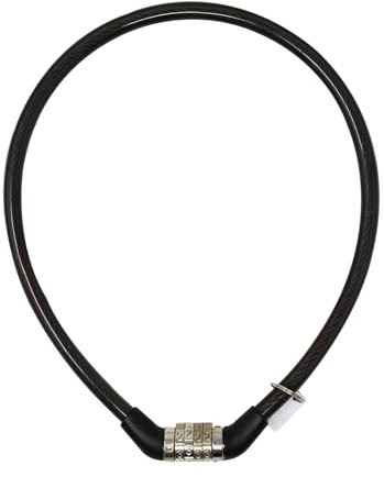 Laxzo ® 4-Digit Combination Bike Lock Cable – Anti-Theft Bicycle Chain – Strong Lightweight Security – Red/Blue/Green/Black