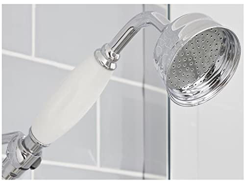 Milano Elizabeth Telephone Style Hand Shower Handset - Chrome White