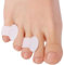 Zehentrenner, Gel-Zehenspreizer, Kleine Bunion korrektur zur Verhinderung von Reibung und Druckentlastung (4 Stück)