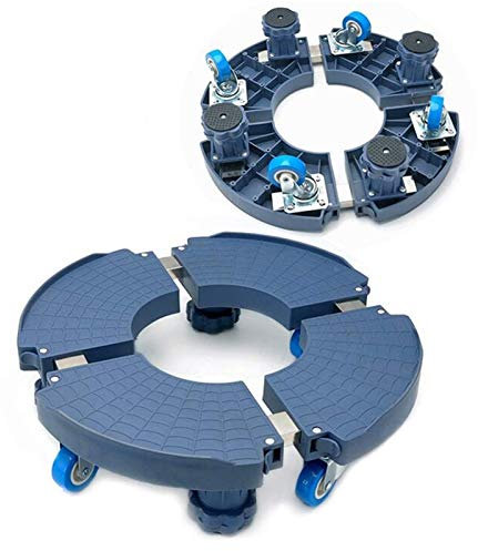 WLVG Supporto per Piante con Ruote per impieghi gravosi, Porta Piante con Ruote, Porta Piante con Ruote per impieghi gravosi da Esterno, Regolazione telescopica, pianta Fissa Mobile per Interni e