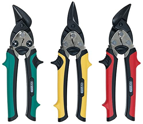 KS Tools Mini-Blechscheren Satz, 3-teilig