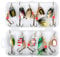 10Pcs Leurres de Pêches, Cuillers de Pêche, Leurre Artificiel, Kits Leurres pêche Appâts, Spinnerbait avec boîte de Rangement, Accessoires de Pêche pour Truite, Perche, Saumon, brochet