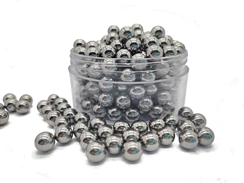 NA QINGZHENG 1000pcs 3/8 Inch Steel Shot Slingshot Ammo Balls Diameter 9.5mm