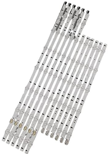 MGRAS 12 pièces/Set 55 LED Déshabiller TV UA55J5088 UE55H5500 UE55H6200 UE55H6350 UE55H6400 UE55H6500 UE55H6670 Apte for Samsung Bande Lumineuse
