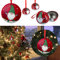 Santa Weihnachtskugel aus Metall zum Aufhängen und Öffnen Weihnachtsschmuck Christbaumkugel Weihnachtsmann (4X Weihnachtskugel Wichtel)