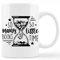Lustige Buchbecher, Tasse, So Many Books So Little Time, Keramikbecher, 325 ml, Kaffee, Milch, Teebecher, Sanduhr, Muster, Tassen, Geschenke für Studenten, Teenager, Buchliebhaber, Bücherwurm