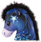 NICI Figürliches Kissen Pony Stars
