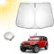 BIBIBO Jeep Wrangler JL Frontscheibenabdeckung Kompatibel mit Jeep Wrangler JL 2018-2025 Jeep Gladiator JT 2020+, Sonnenschutz Auto Frontscheibe Faltbar, Hitzeschutz Auto gegen UV-Strahlen