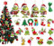Adornos de Navidad 29 Pcs Grinch Colgantes Colgante Navideñas para Festivales Fiestas Regalo,Adornos de Navidad para Colgar en para árbol de Navidad para Suministros de Fiesta de Navidad de Invierno
