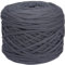 400g T-Shirt Garn elastische Stoff häkeln Tuch Garn für DIY Stricken, 130 Yards Spaghetti Garn dicke Strickgarn für Hand DIY Tasche Korb Kissen Häkeln Projekte, Home Decor(Dunkelgrau)