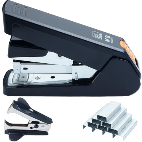 M&G Heavy-Duty Stapler for Desk, 50 Sheet Effortless Stapling, Black