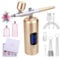Daakro Set aerografo, pistola a spruzzo con compressore 38 PSI senza fili, mini aerografo cosmetico ricaricabile, decorazione per torta