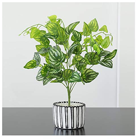 CVNIMV Plantes artificielles en Plastique avec Pot en céramique pour décoration de Salle de Bain, Plantes artificielles en Pot d'intérieur pour la décoration de la Maison (GRE