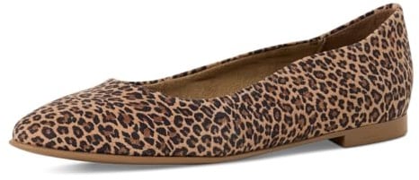 Tamaris Damen Ballerinas Leder, braun, 36 EU