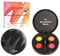 Mylee Nail Pressed Pigment Palette - Soho - 4 Matte Pigments, Bold Gradient and Ombre Colours, with Sponge Applicator, for Nail Art Manicure