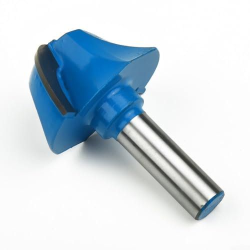 Holzbearbeitung Essential Round Nose Cove Core Box Router Bit with 1/2 Inch Shank Size (1/2 Shank)