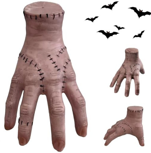 NIEEKRUN Eiskaltes Händchen, Wednesday Family Thing Dekoration, Addams Hand Figur für Halloween und Cosplay