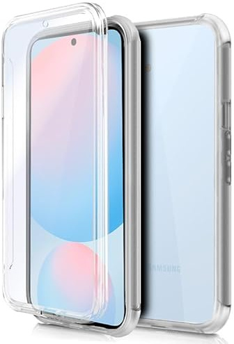 Cool 3D-Silikonhülle für Samsung S721 S24 FE (transparent vorne + hinten)