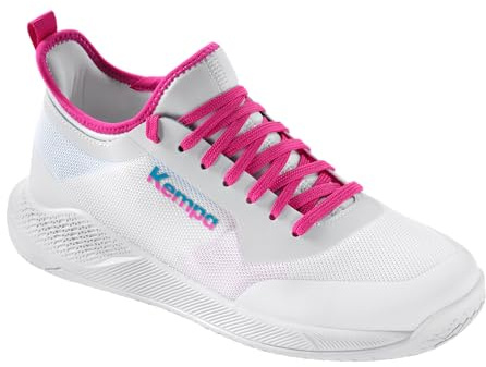 Kempa Fille Kourtfly Jr, Weiß Cyan Purple, 34 EU