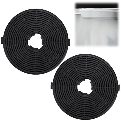 2PCS Cooker Hood Filter,Carbon Charcoal Vent Filter,Carbon F/ilter for Cooker Hoods,Active C/arbon Odour F/ilter,Extractor C/ooker Hood,Extractor Fan,Recirculating C/arbon Filters Replacement,135*18mm