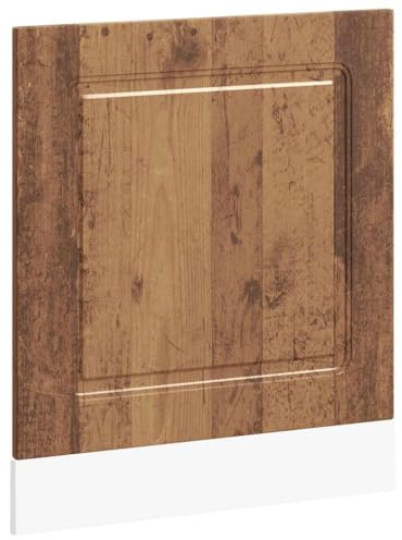 Tomostar Façade de Porte Lave Vaisselle, Panneau de Lave-Vaisselle Accessoire pour Lave-Vaisselle Cuisine Kalmar Vieux Bois 60x1,5x67 cm