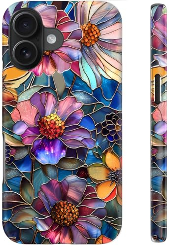 ESDOT for iPhone 16 Plus Case,Cute Preppy Floral Cover for Women | Compatible with Magsafe, Dual-Layer Hard Shell + Soft Silicone, Trendy Aesthetic Y2K Phone Cover for Girls