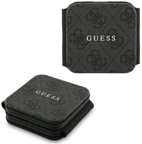 CG Mobile Guess 4G 3-in-1 15W Wireless Charger Kompatibel mit MagSafe (Schwarz)