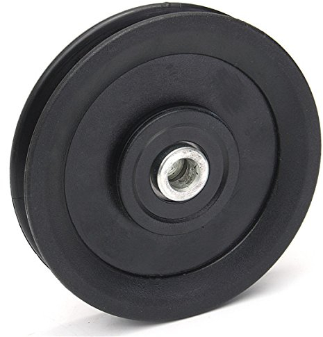 EsportsMJJ 4,5 Nylon Mit Rollen-Rad 115 Mm Schwarz Wheel Cable Fitness Equipment Teil
