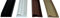 SN-TEC Universal Haustürdichtung/Türdichtung SNSK 318 (Gesamtbreite 24mm) für 5mm Nut, 18mm Falzbreite, 3 bis 8mm Anschlagluft (50 Meter) Farbauswahl: Schwarz/Weiß/Braun/Beige (Braun)