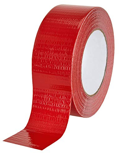 baytronic Gewebeband 48 mm x 50 m, rot (3 Stück)