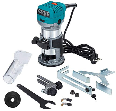 Anesty - Oberfräse R0700 Trimmer Router 710 W, 8 mm, 6,35 mm
