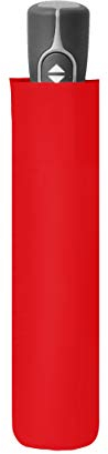 Doppler Taschenschirm Fiber Magic Uni – Sehr leicht durch Fiberglas – Auf-Zu-Automatik – Rot