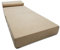 Odolplusz Faltmatratze mit Kissen Klappmatratze Matratze faltbar klappbar Gästematratze Reisematratze (Beige)
