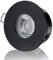 lambado® Premium LED Spots IP65 Flach für Badezimmer in Schwarz - Moderne Deckenstrahler/Einbaustrahler für Außen inkl. 230V 5W Strahler warmweiß dimmbar - Hell & Sparsam