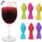 6pcs Wein Charme Hummingbird Glas Marker Ungewöhnliches Weinglas Identifiers Multicolor