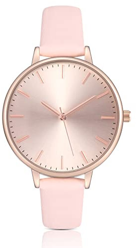 KIMOMT Montres Femmes Bracelet en Cuir Montres à Quartz de Luxe étanche Mode Montre-Bracelet créative pour Femmes Filles Dames